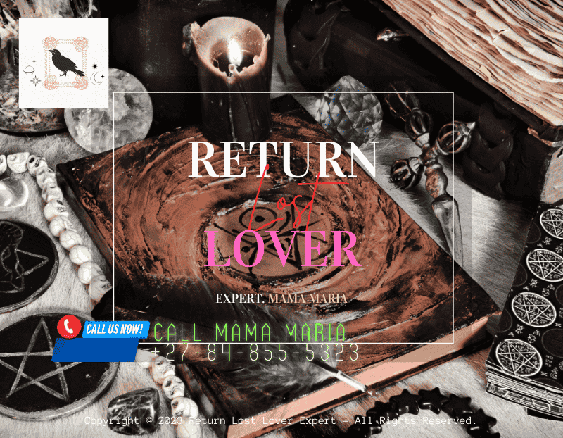 A beautifully decorated grimoire page, featuring a detailed love spell with illustrations and symbols of love.