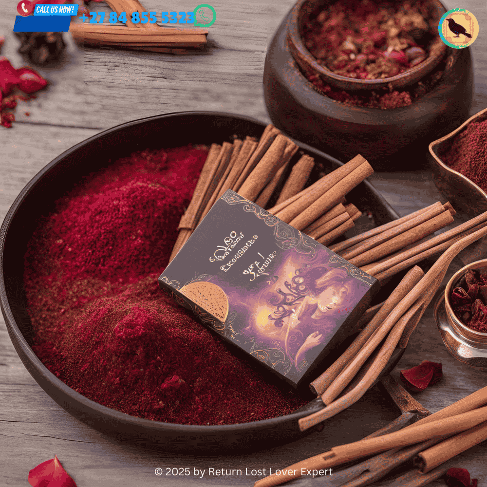 A collection of love spell incense including sandalwood, cinnamon, and dragon’s blood. (1)