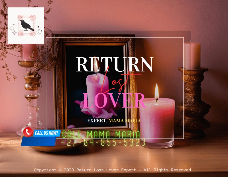 A pink candle burning beside a photo, symbolizing a return lover spell to rekindle lost love. (3)