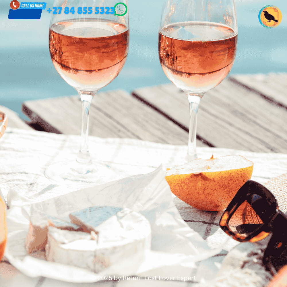 A romantic meal with rose petals, apples, and a glass of red wine used in a love spell. (1)