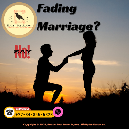 Fading Marriage? say no poster