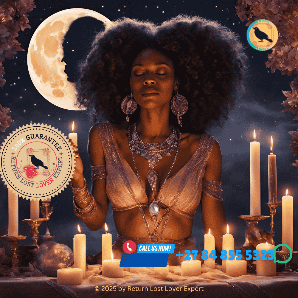Lost lover spell caster in South Africa performing a traditional muthi ritual.