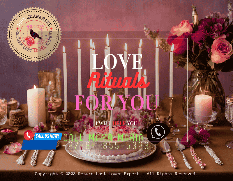 a birthday table with crystals, candles, and flowers set for love spells A decorated table with candles, crystals, and flowers for birthday love spellcasting. (1)