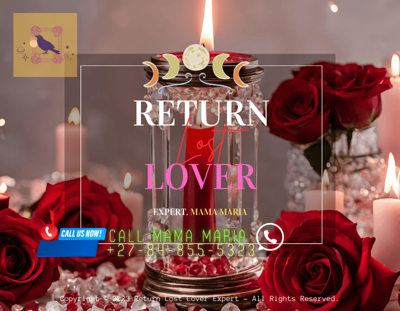Red and pink candles burning on a love altar with rose petals, enhancing the energy of a love spell.