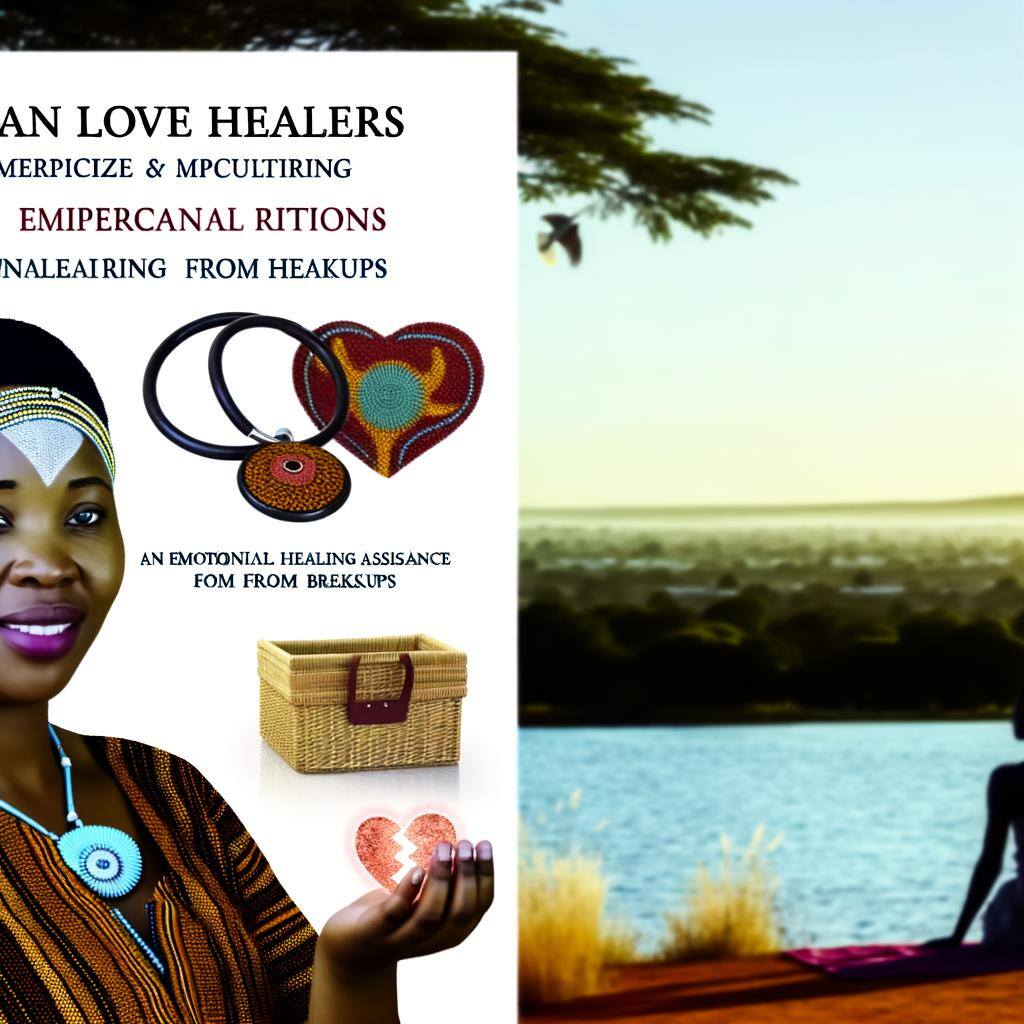 An advertisement for a African Women Love Healer offering Love Ritualist services and healing after a breakup-1
